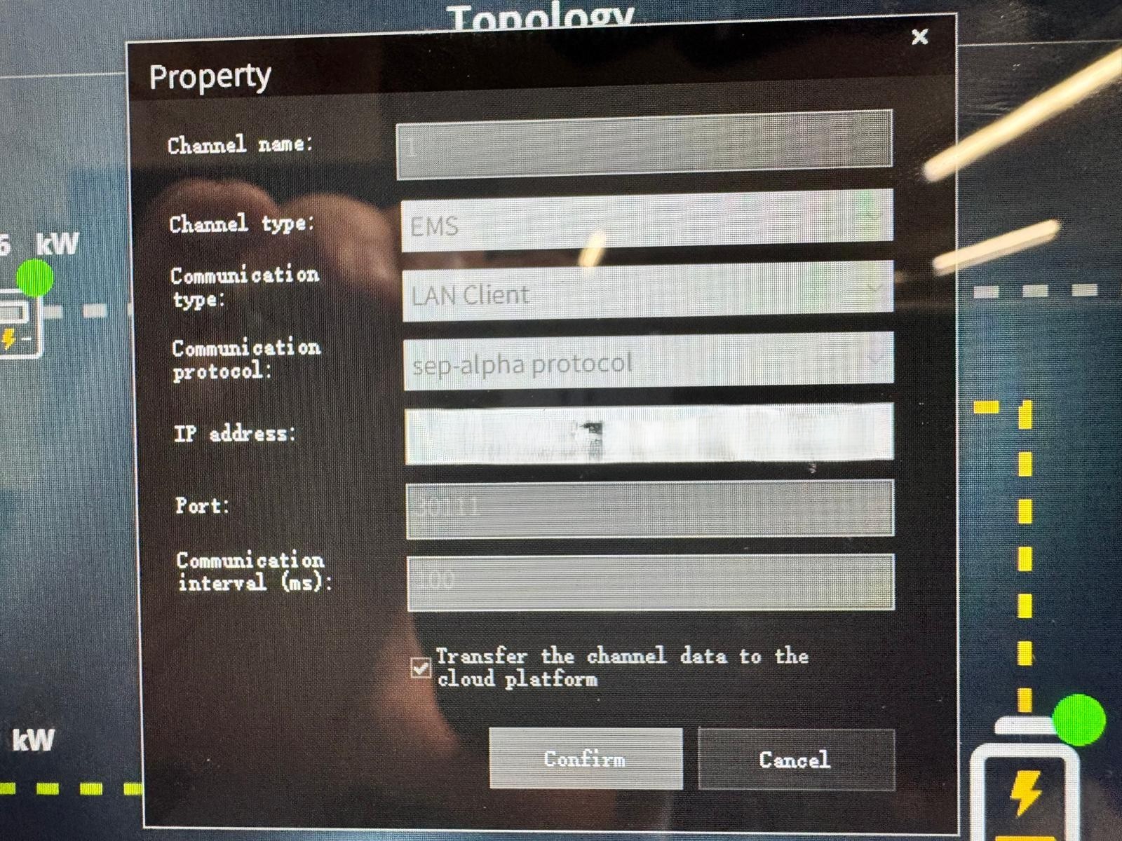 AlphaESS IP-Konfiguration