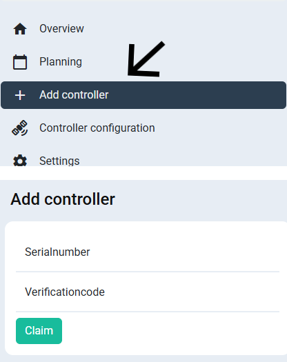 Beanspruchen des Eneco Controllers