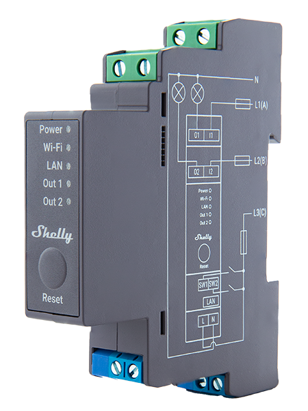 Shelly Pro 2 Relay