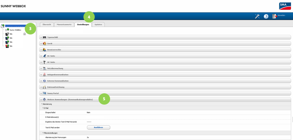 Sunny Explorer Konfiguration