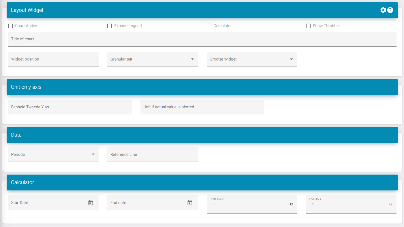 Einstellungen für das Balken-Liniendiagramm
