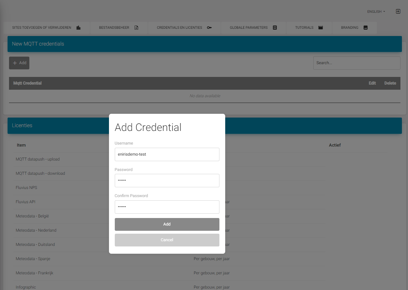 Anmeldeinformationen