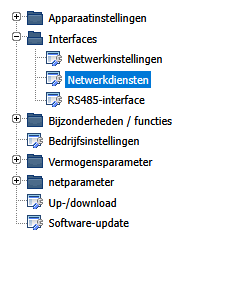 KACO blueplanet 50.0/60.0 Menü der Benutzeroberfläche